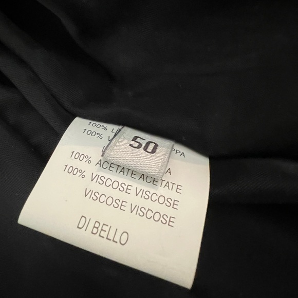 NWOT DI BELLO Men’s Genuine Soft Leather Jacket ITALY Sz 50 - Picture 5 of 9